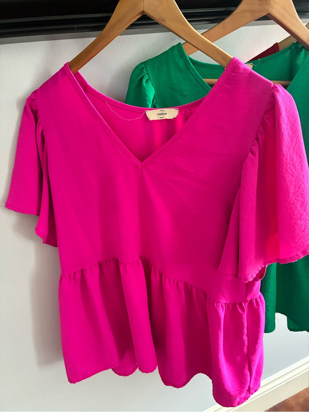 Lot of 4 boutique blouses 41 Hawthorn and Entro - Picture 7 of 11